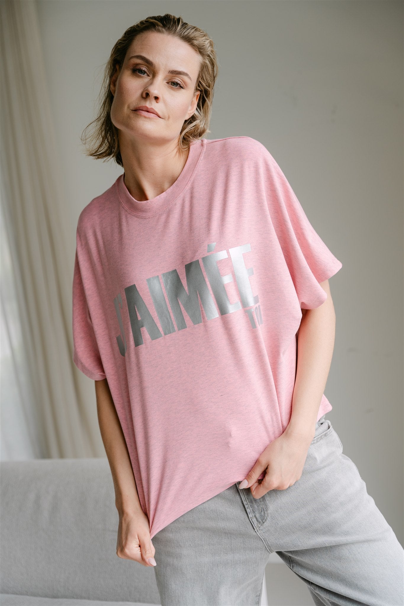Benjamin T-shirt Aimee the Label - mooie kwaliteit - pink