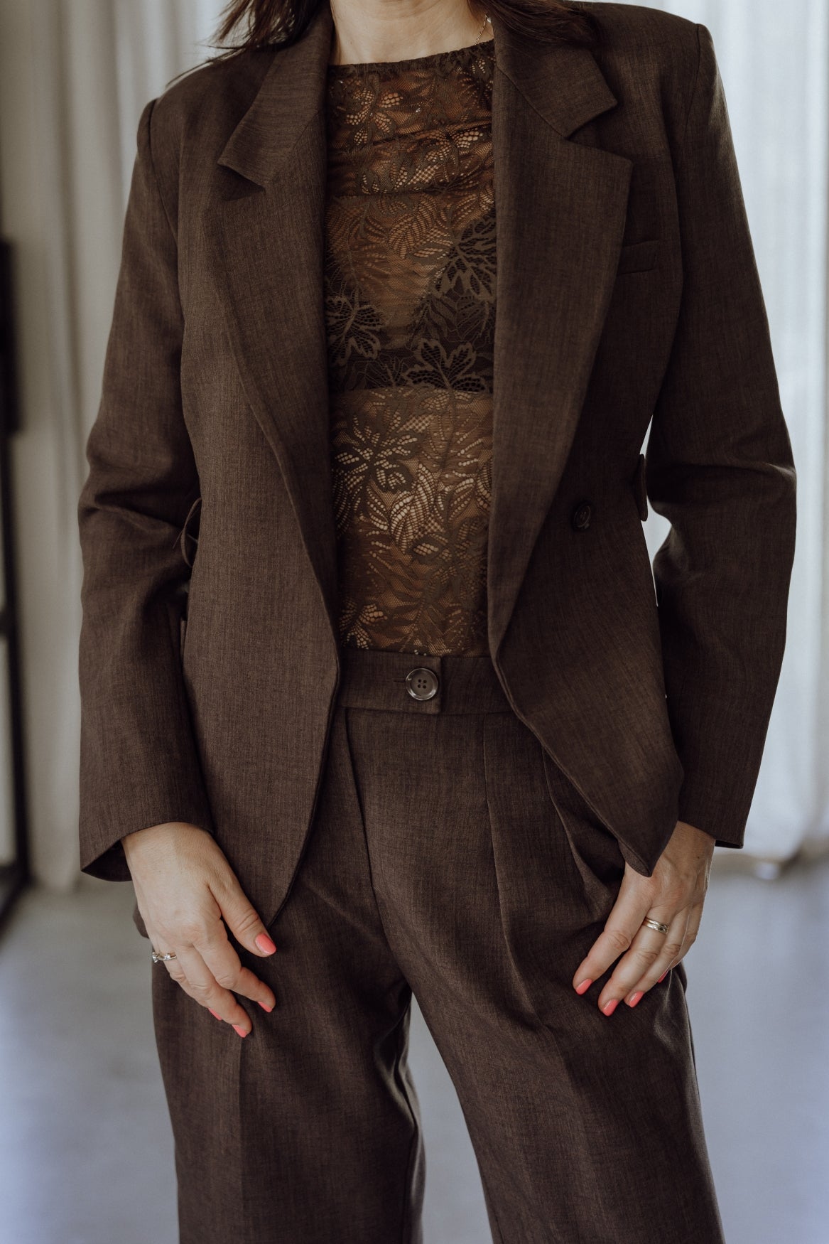 OceanW6 trouser brown | Aimee the Label