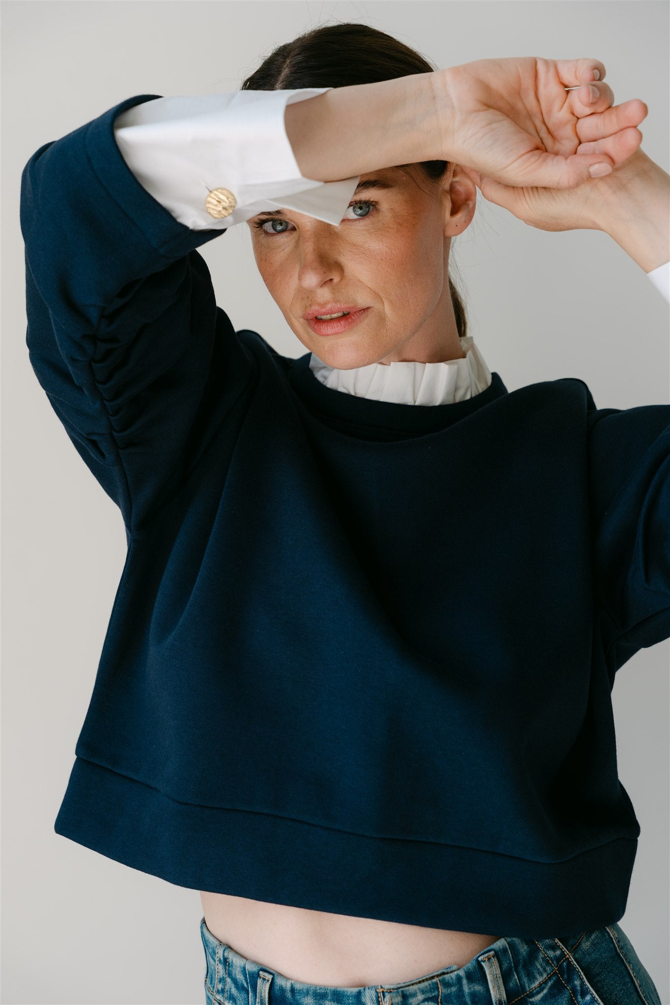 Elan sweater marine | Aimee the Label