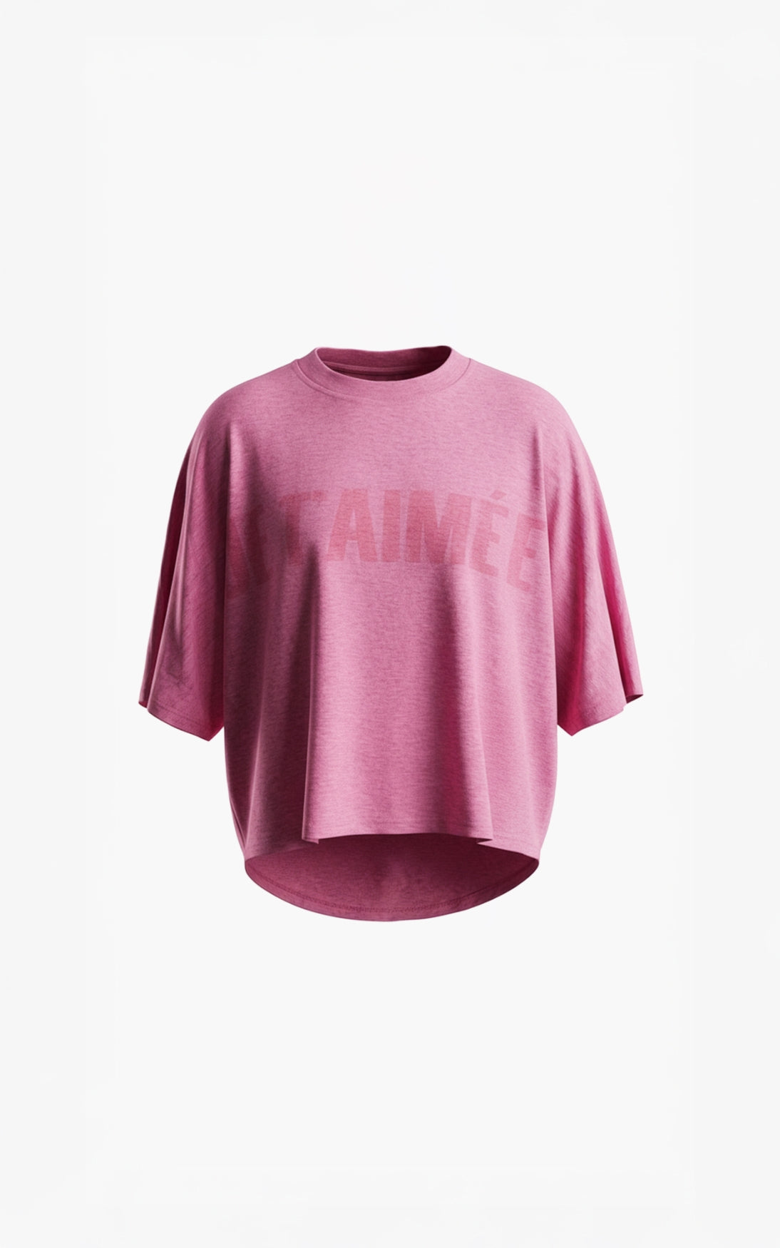 Je T'aimee t-shirt pink | Aimeethelabel