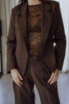 OceanW6 trouser brown | Aimee the Label