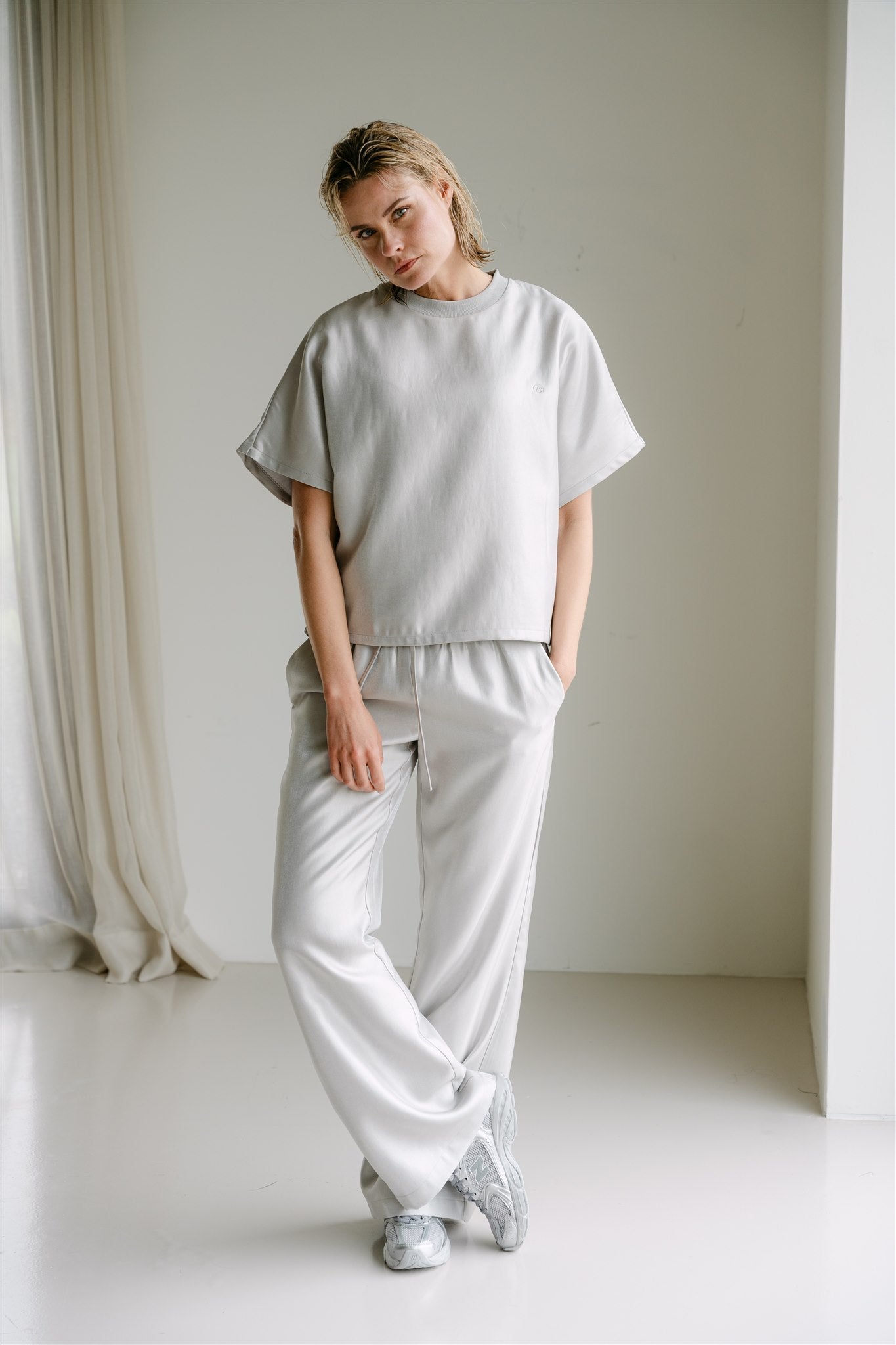 Feestelijk pak - Aimee the label - Zilver - complete set - mooie kwaliteit 