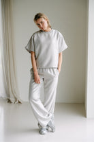 Feestelijk pak - Aimee the label - Zilver - complete set - mooie kwaliteit 