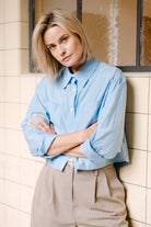 Louen blouse blue | Aimee the Label