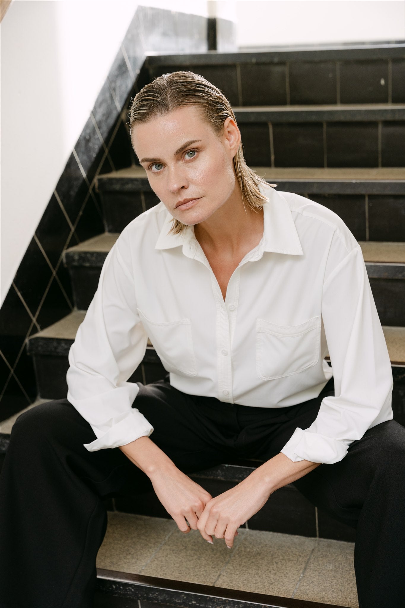 Louen blouse white - Aimee the label - mooie kwaliteit