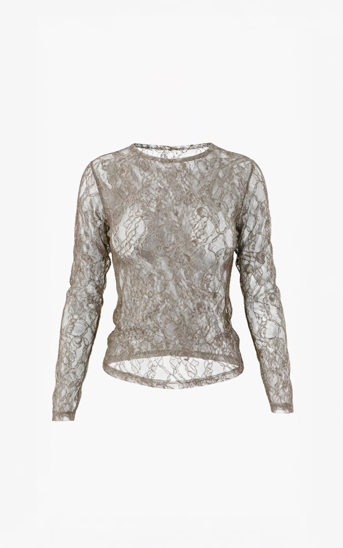 Sonny lace top taupe | AImee the Label